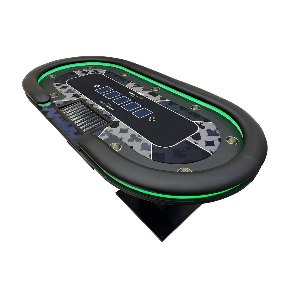 Stół do pokera FLUSH LED - dla 9 osób 3/6