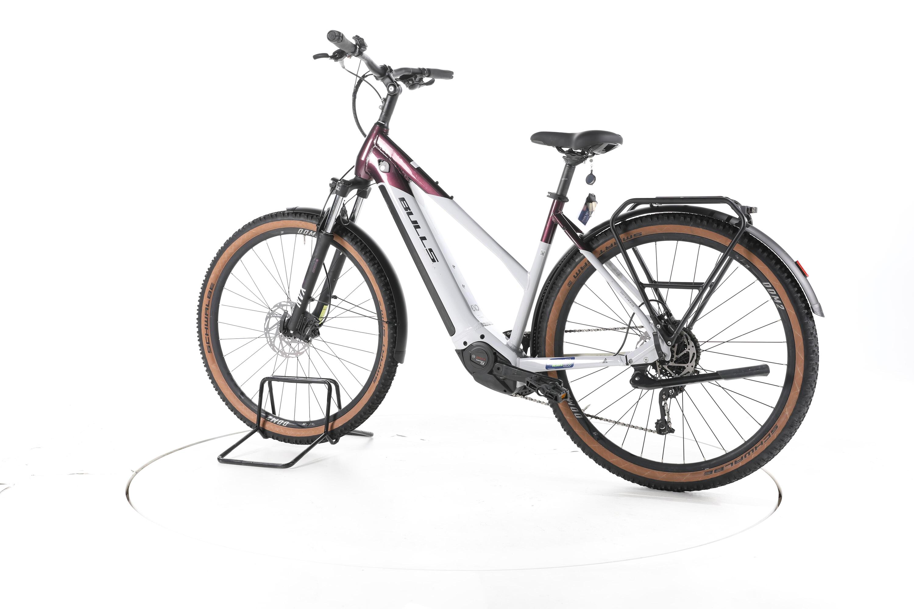 Reconditionné - Bulls Cross EVO,berry /gray,50 Trekking E-Bike - Très Bon 7/7
