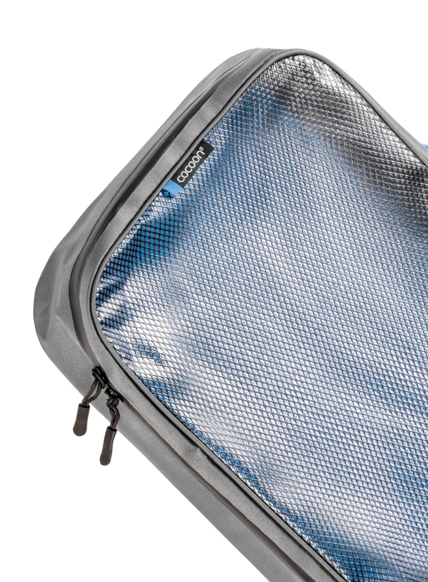 Organizer podróżny Cocoon Packing Cube - Laminated Net Top L - grey/blue 2/2