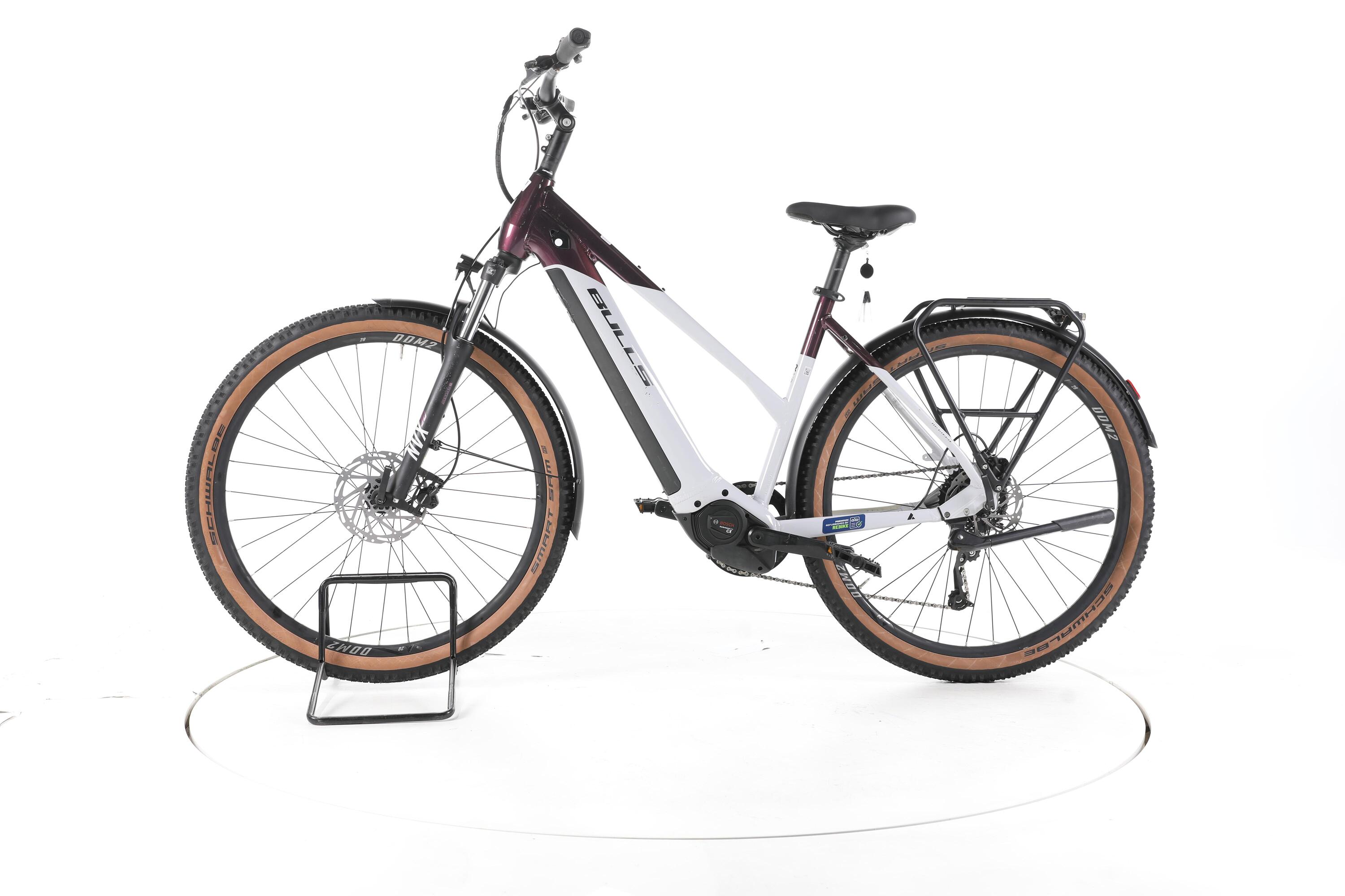 Reconditionné - Bulls Cross EVO,berry /gray,50 Trekking E-Bike - Très Bon 6/7