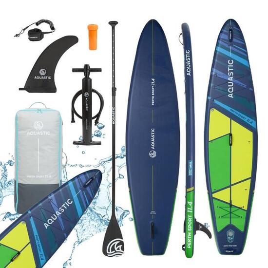Set aufblasbares SUP-Board AQUASTIC Perth Sport 11'4" MSL