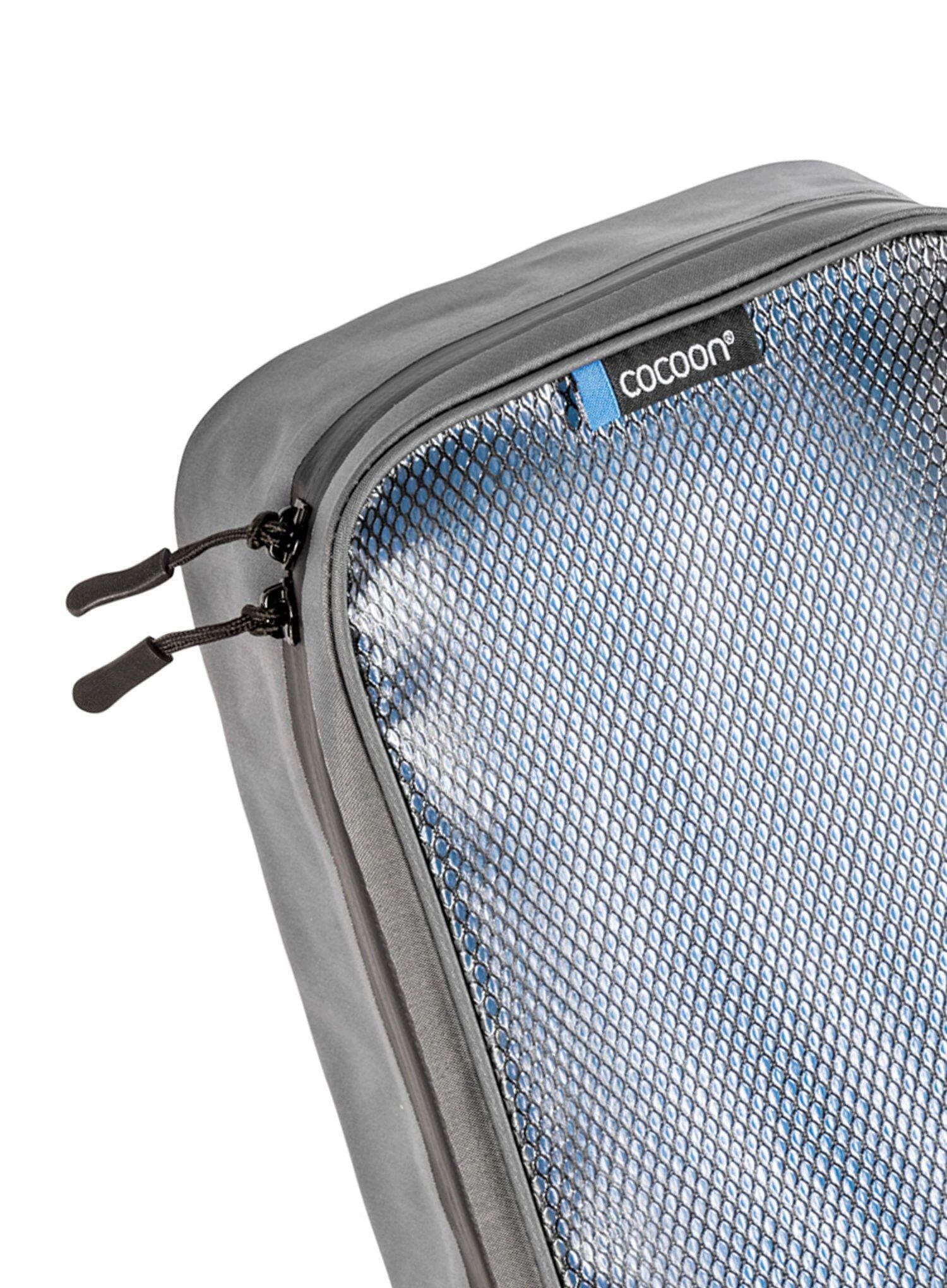 Organizer podróżny Cocoon Packing Cube - Laminated Net Top M - grey/blue 2/2