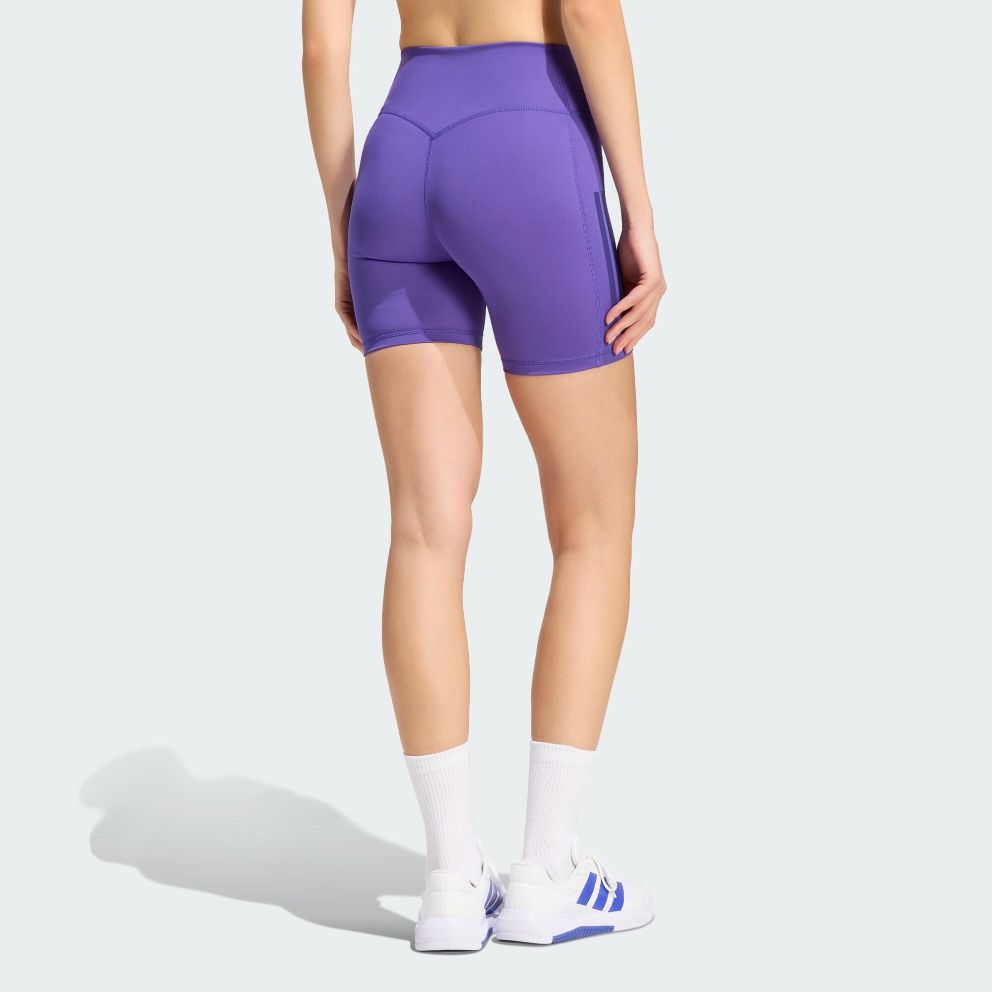 Leggings Curtas com 3 Riscas Optime Workout 4/7