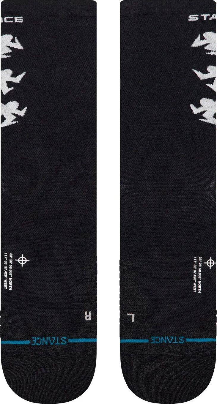 Chaussettes Stance Runner Light Crew Noir 2/3