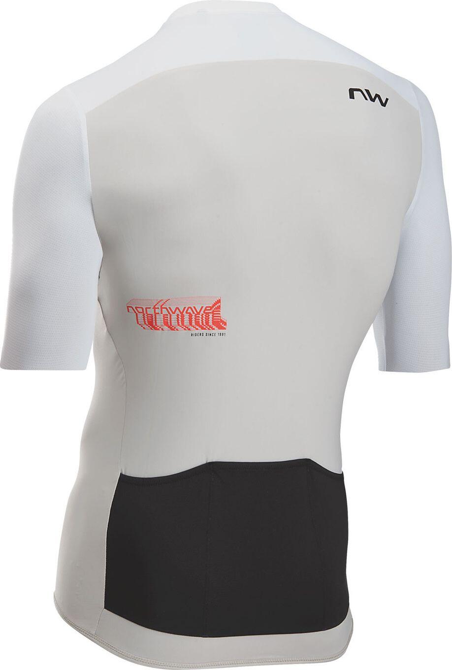 Maillot Manches Courtes Unisexe Northwave Essence Evo Gris 2/4