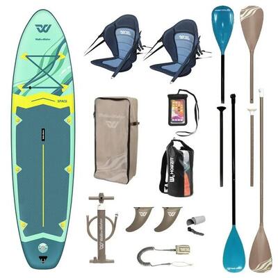 Pack opblaasbare sup kayak wow space 12.0 compleet 2 personen