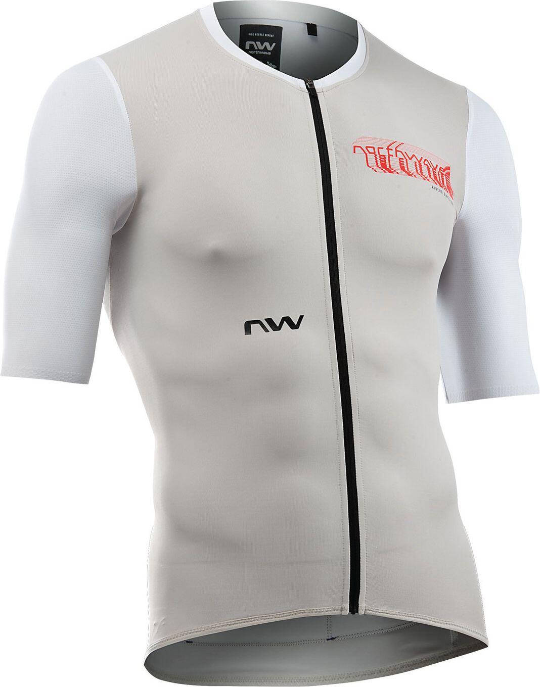 Maillot Manches Courtes Unisexe Northwave Essence Evo Gris 1/4