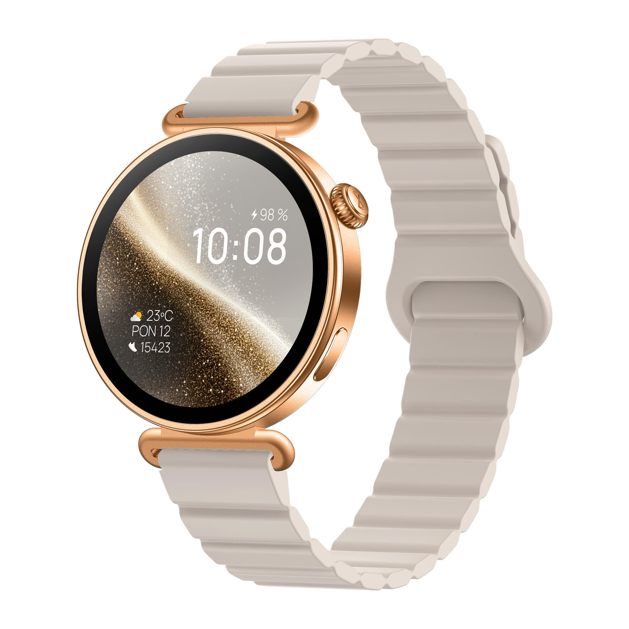 Smartwatch Forever SB-380 Rosadust Bluetooth 5.3 IP68 AMOLED Roségold 2/7