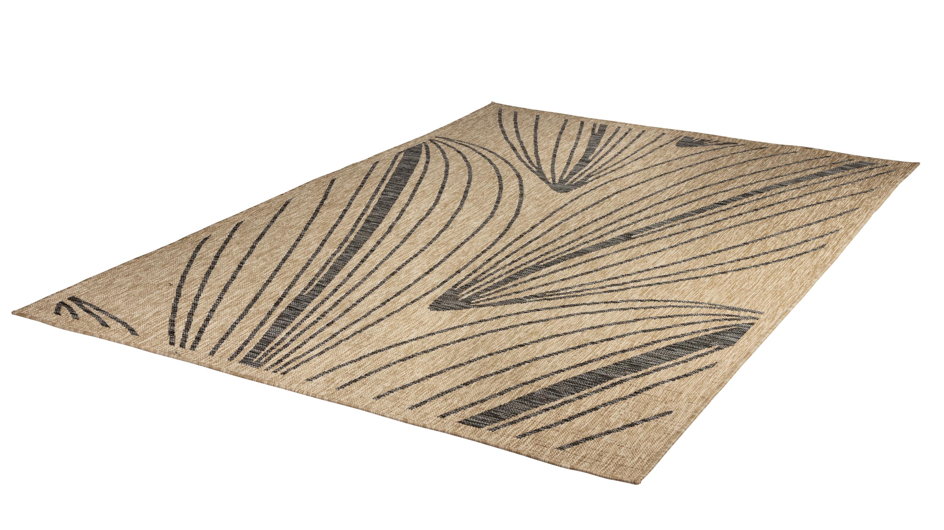 Outdoorteppich XXL 240x530 cm Braun UV-beständig faltbar - Human Comfort Carros 2/7