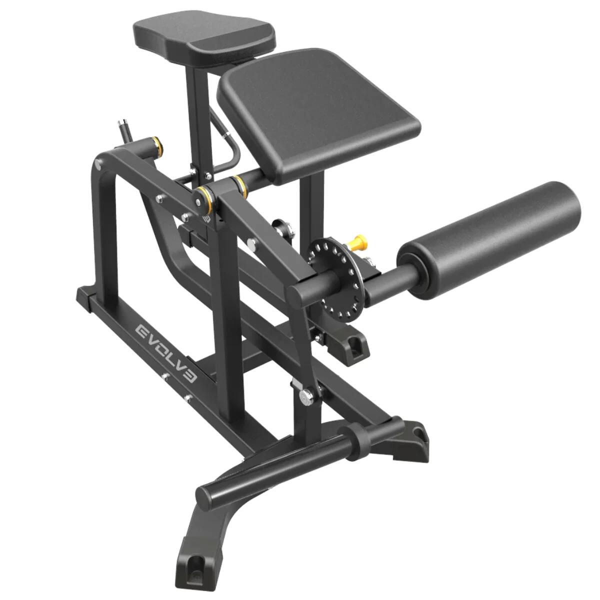 Evolve Econ Series Plate Loaded Prone Leg Curl – Macchina Leg Curl Prono 2/5
