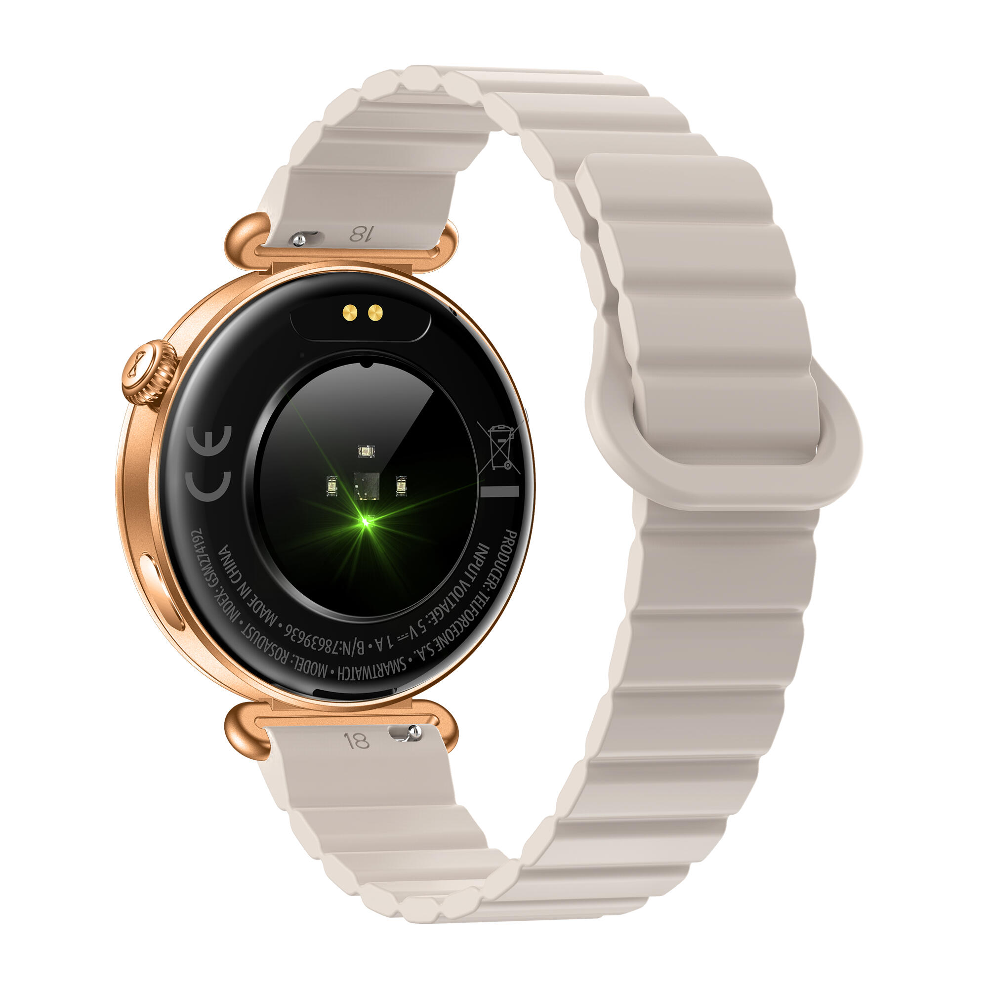 Smartwatch Forever SB-380 Rosadust Bluetooth 5.3 IP68 AMOLED Roségold 6/7