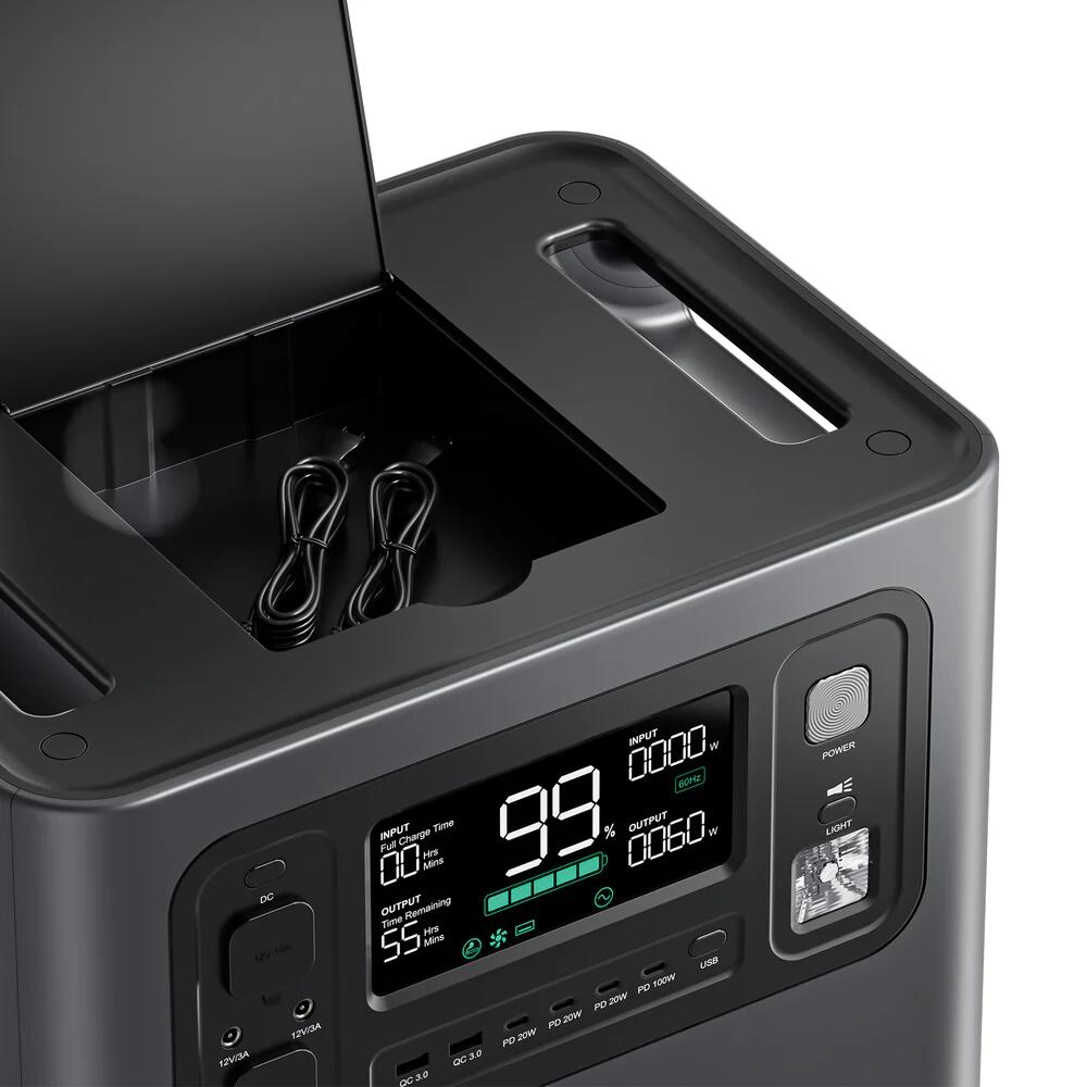 AFERIY P210 Tragbare Powerstation - 2400W, 2048Wh, Grau 3/7