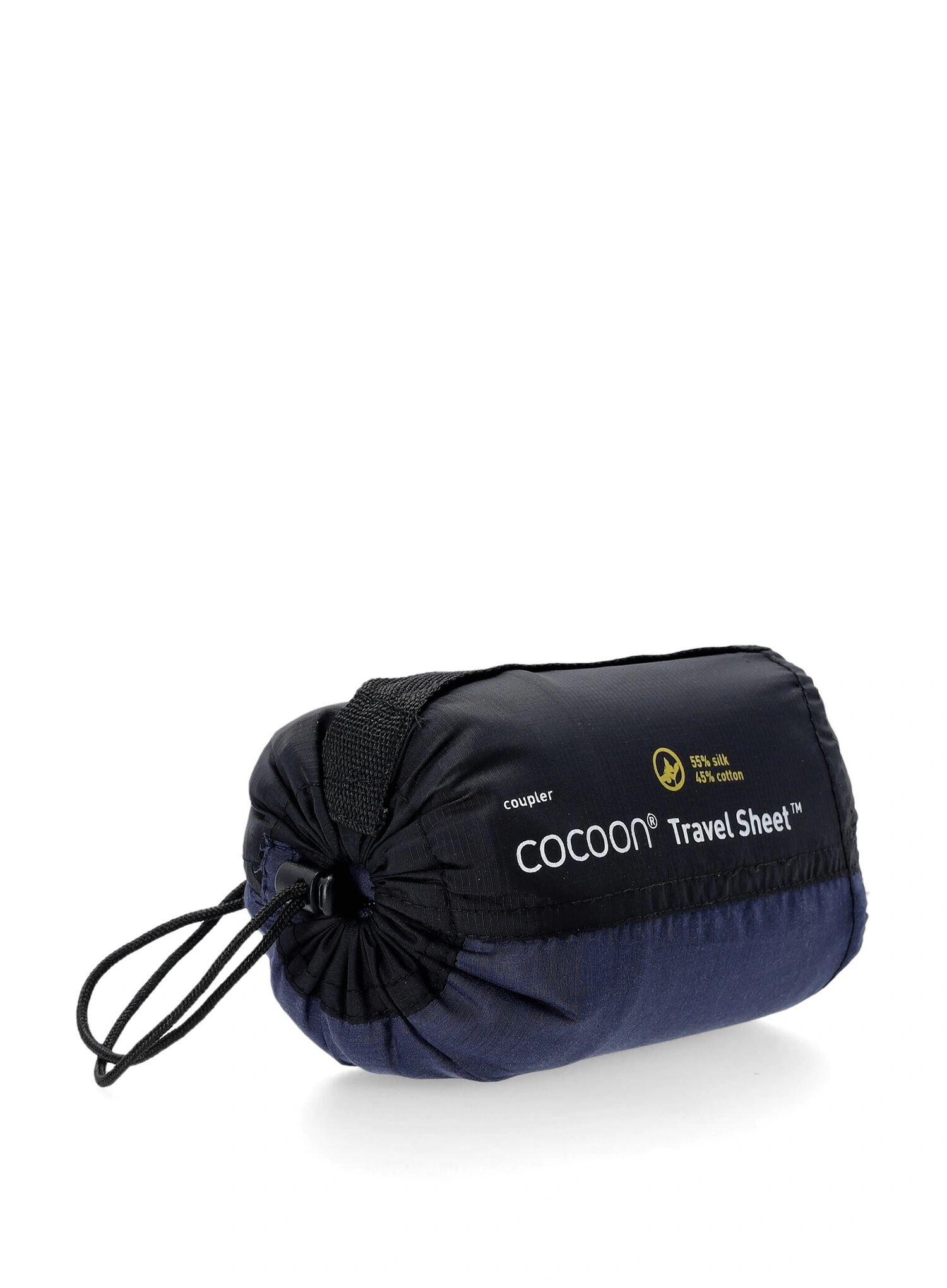 Wkładka do śpiwora Cocoon TravelSheet Coupler - Silk/Cotton - tuareg 2/6