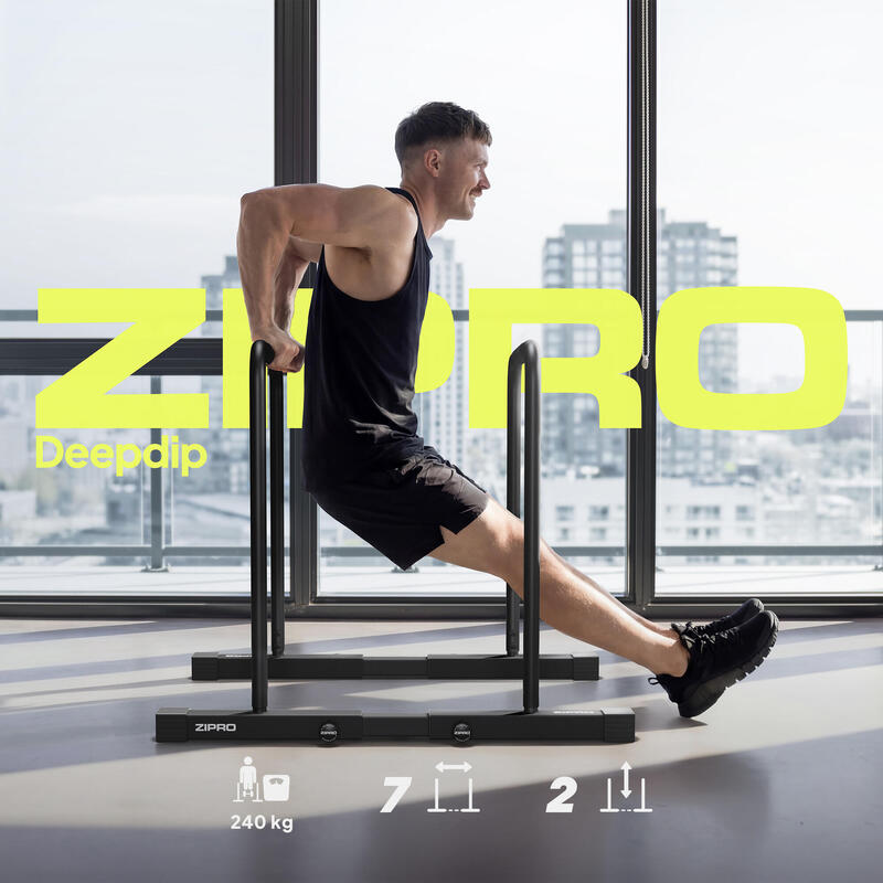 Paralele reglabile ZIPRO Deepdip pentru dips
