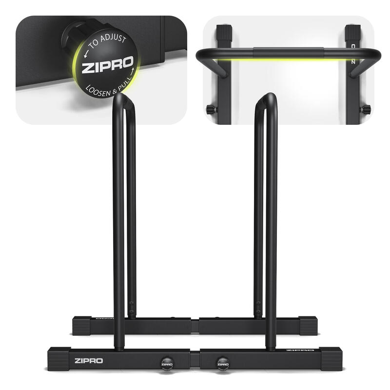 Paralele reglabile ZIPRO Deepdip pentru dips