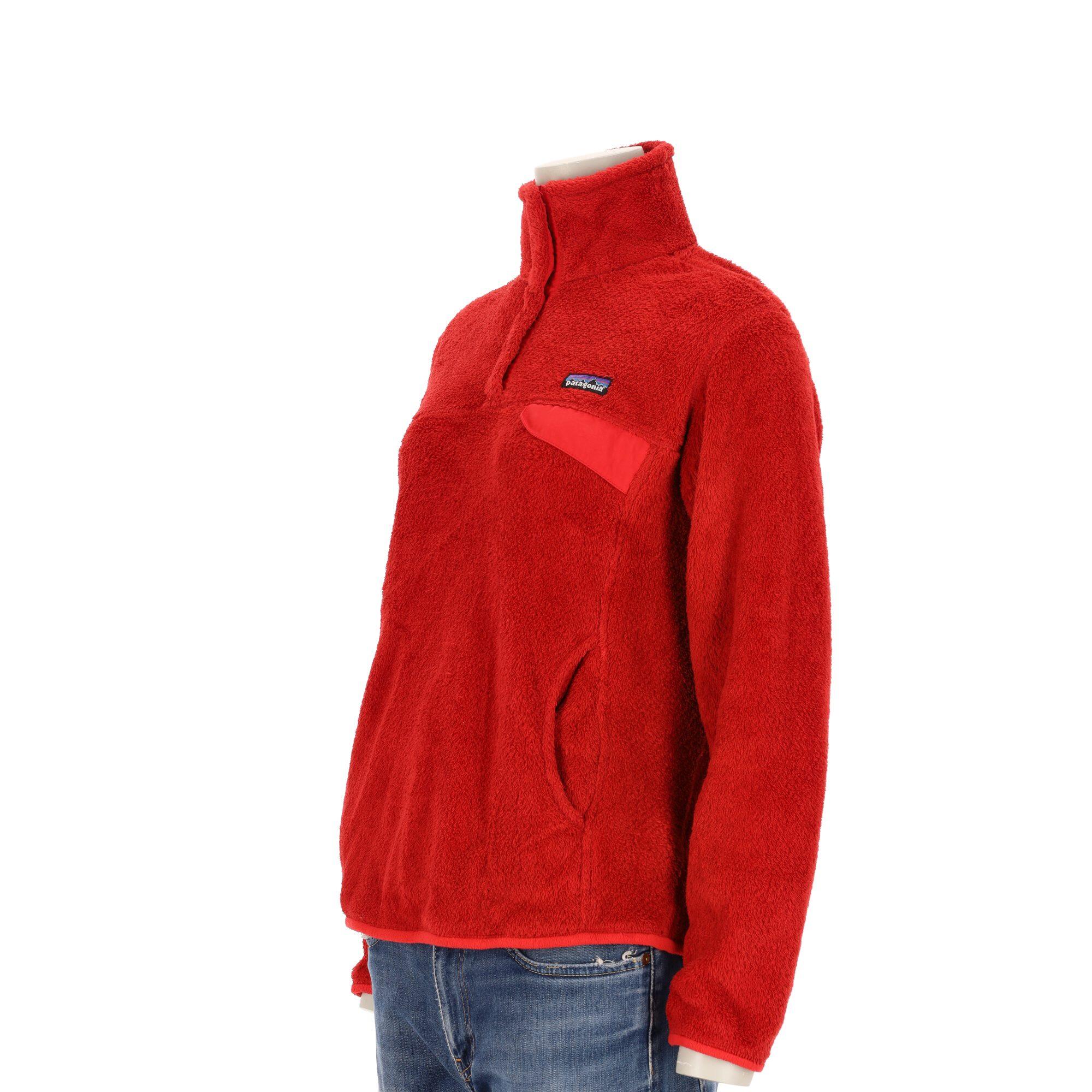 Seconde vie - Pull polaire Femme  Snap-T Rouge - Très bon état 4/7