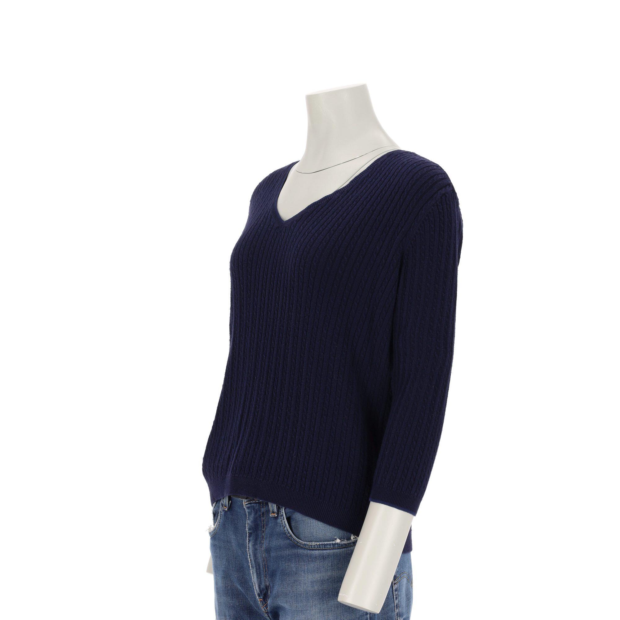 Segunda vida - Camisola feminina marinha - Como novo 4/7