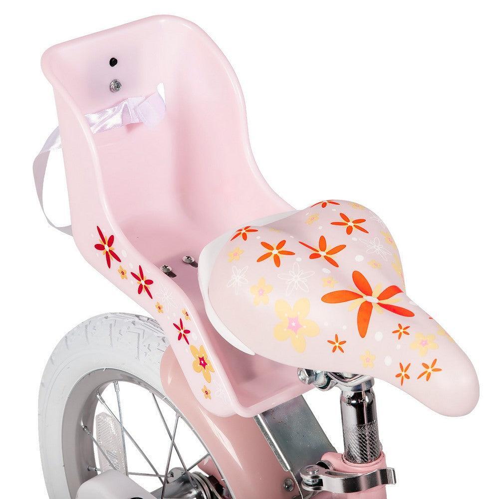 Fille Cyclisme Vélo Enfant avec petites roues panier porte-poupée 18" 3/6