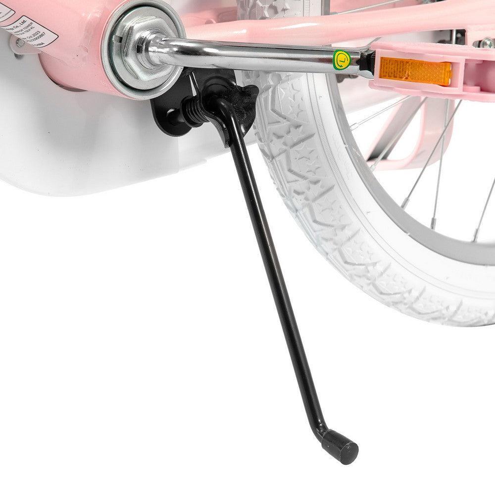 Fille Cyclisme Vélo Enfant avec petites roues panier porte-poupée 18" 5/6