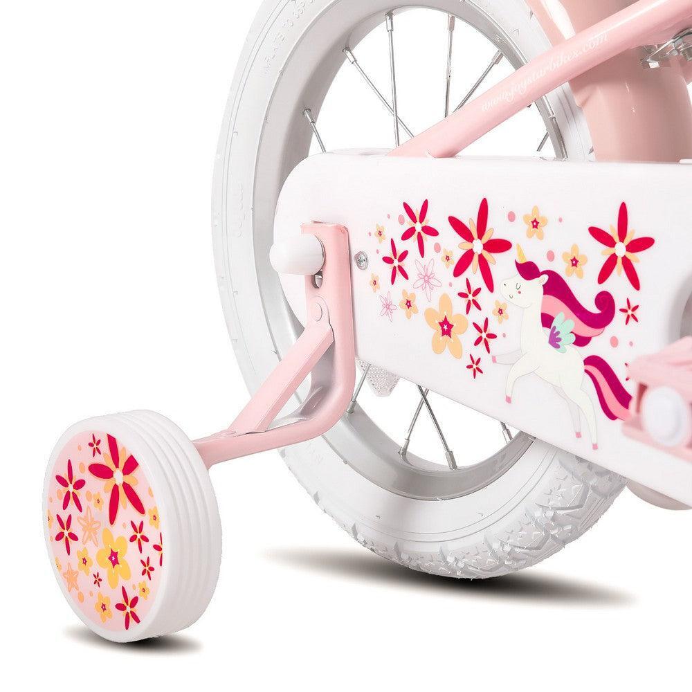 Fille Cyclisme Vélo Enfant avec petites roues panier porte-poupée 18" 4/6