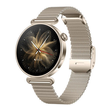 Smartwatch Forever SB-380 Bloomdust Bluetooth 5.3 IP68 AMOLED Szampańskie złoto