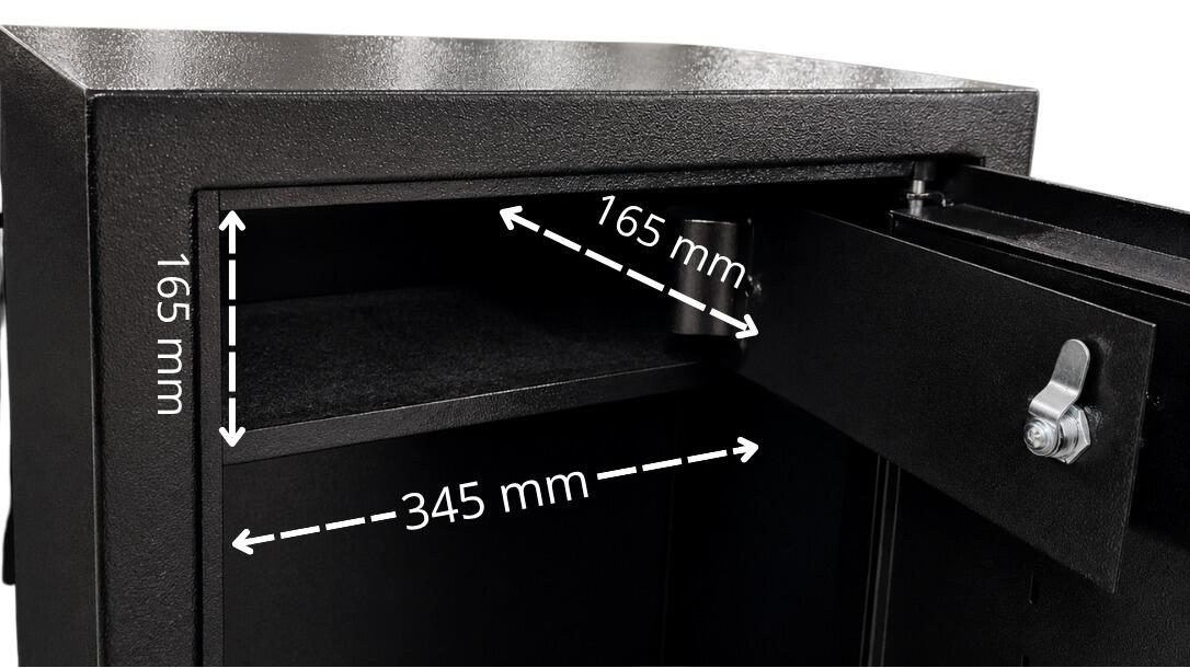 Armoire à fusils Tresorsafe 10 armes Serrure électronique avec coffre intérieur 6/7