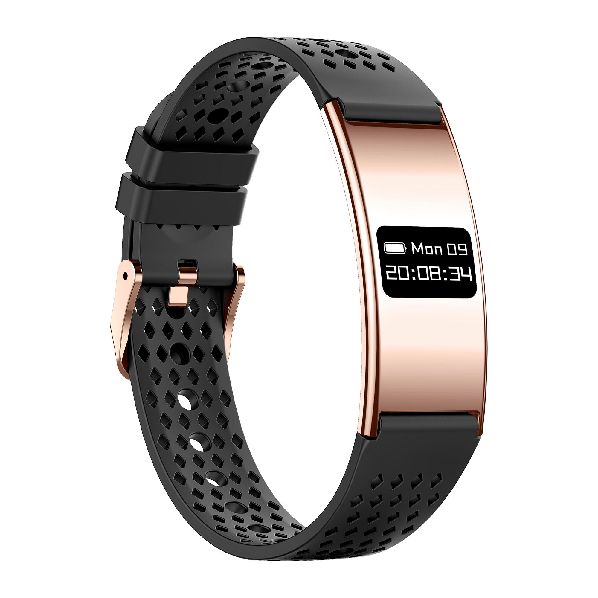 Bracelet connecté sportif Forever SB-B8 Elegance OLED Bluetooth 5.3 IPX8 Or rose 4/7