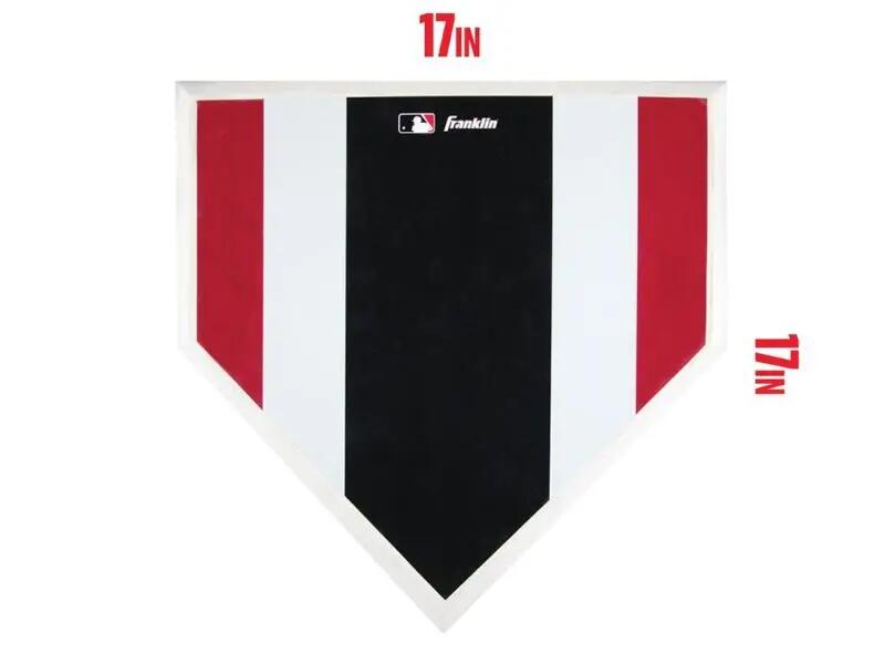 Franklin MLB 17 Inch Hi Viz Rubber Plate (23338) 4/7