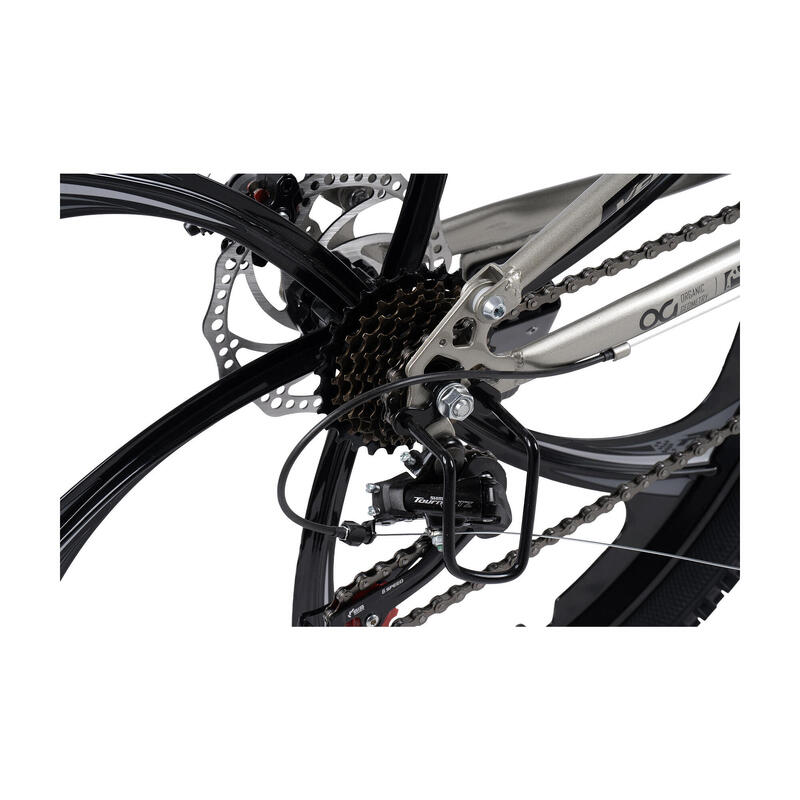 Bicicletă de munte 3x7v Full-Suspension 26" Velors Vector Argintiu