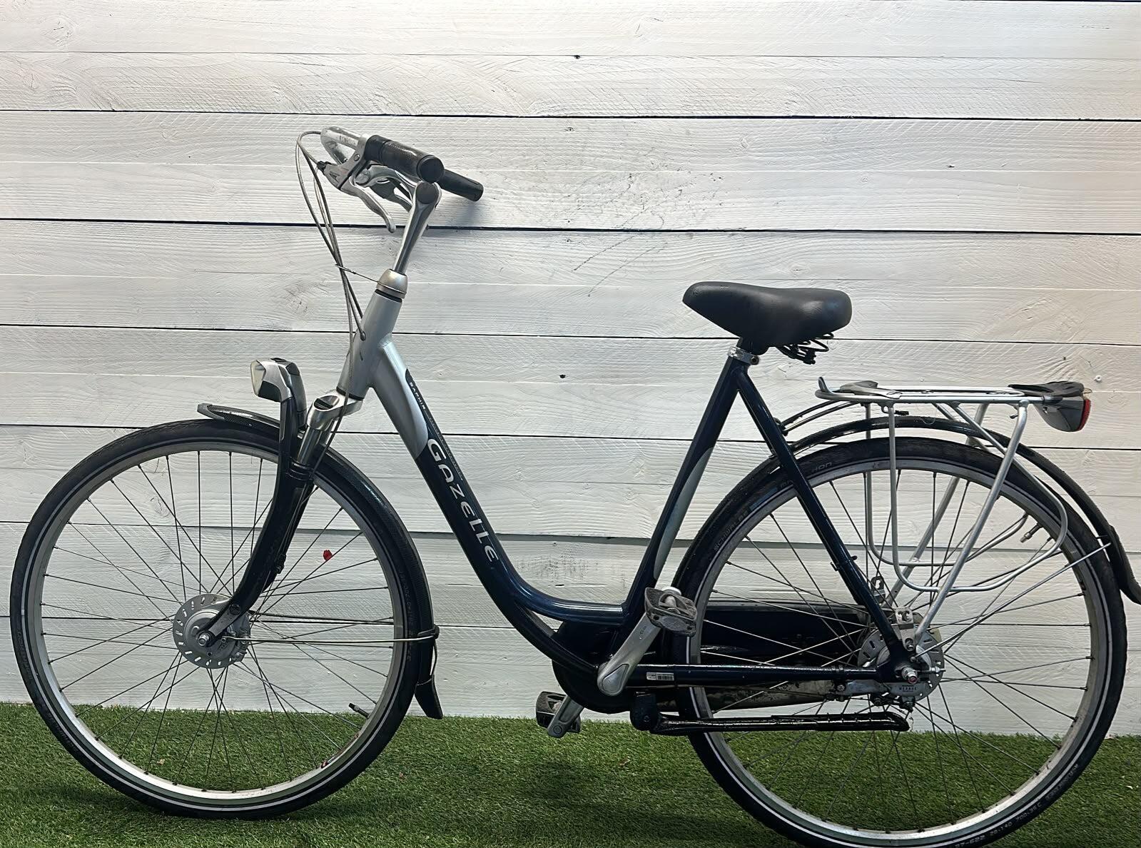 Gazelle stadsfiets 57 cm, 8 versnellingen, blauw 3/3