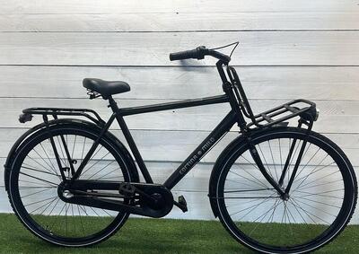 Cortina transport stadsfiets, zwart - tweedehands, met voordrager
