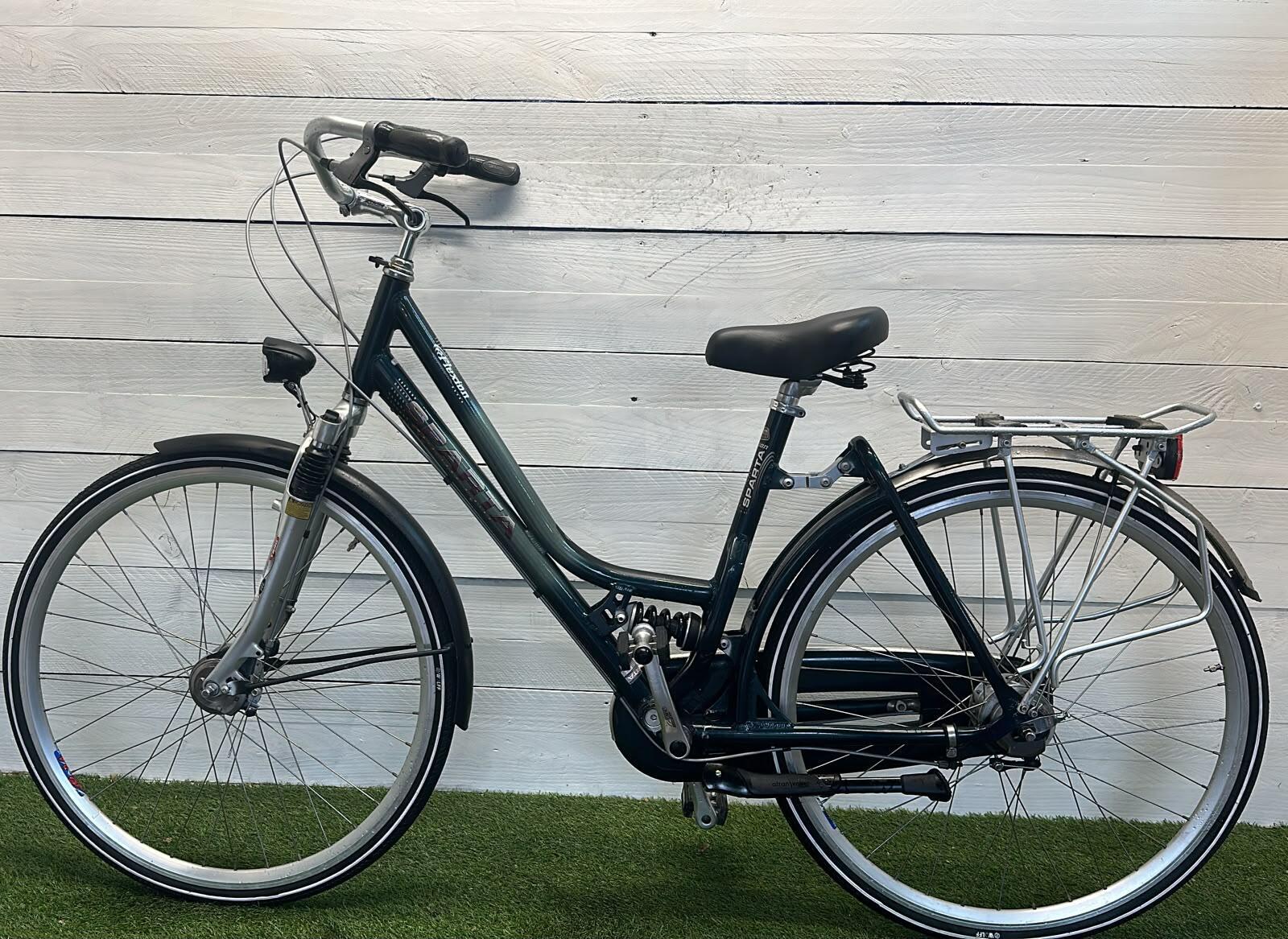 Sparta stadsfiets 28" zwart, city speed - tweedehands, nagekeken en geserviced. 3/3