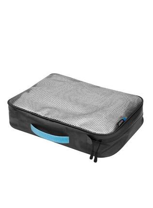Organizer podróżny Cocoon Packing Cube - Laminated Net Top L - grey/black