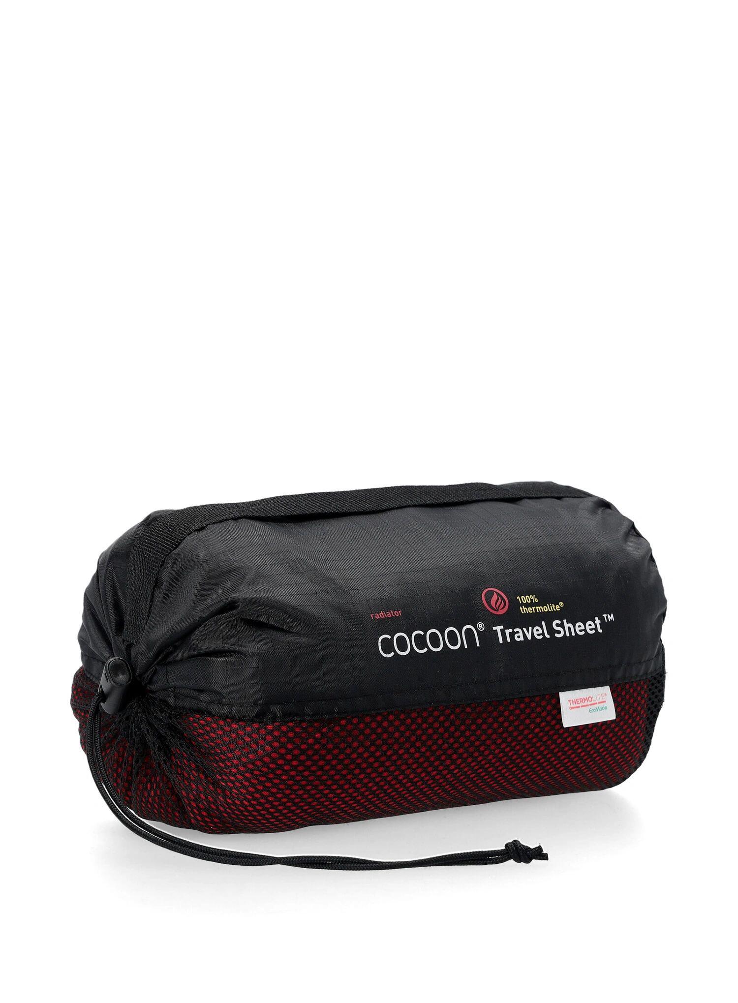 Wkładka do śpiwora Cocoon TravelSheet - Thermolight Radiator - lava 3/6