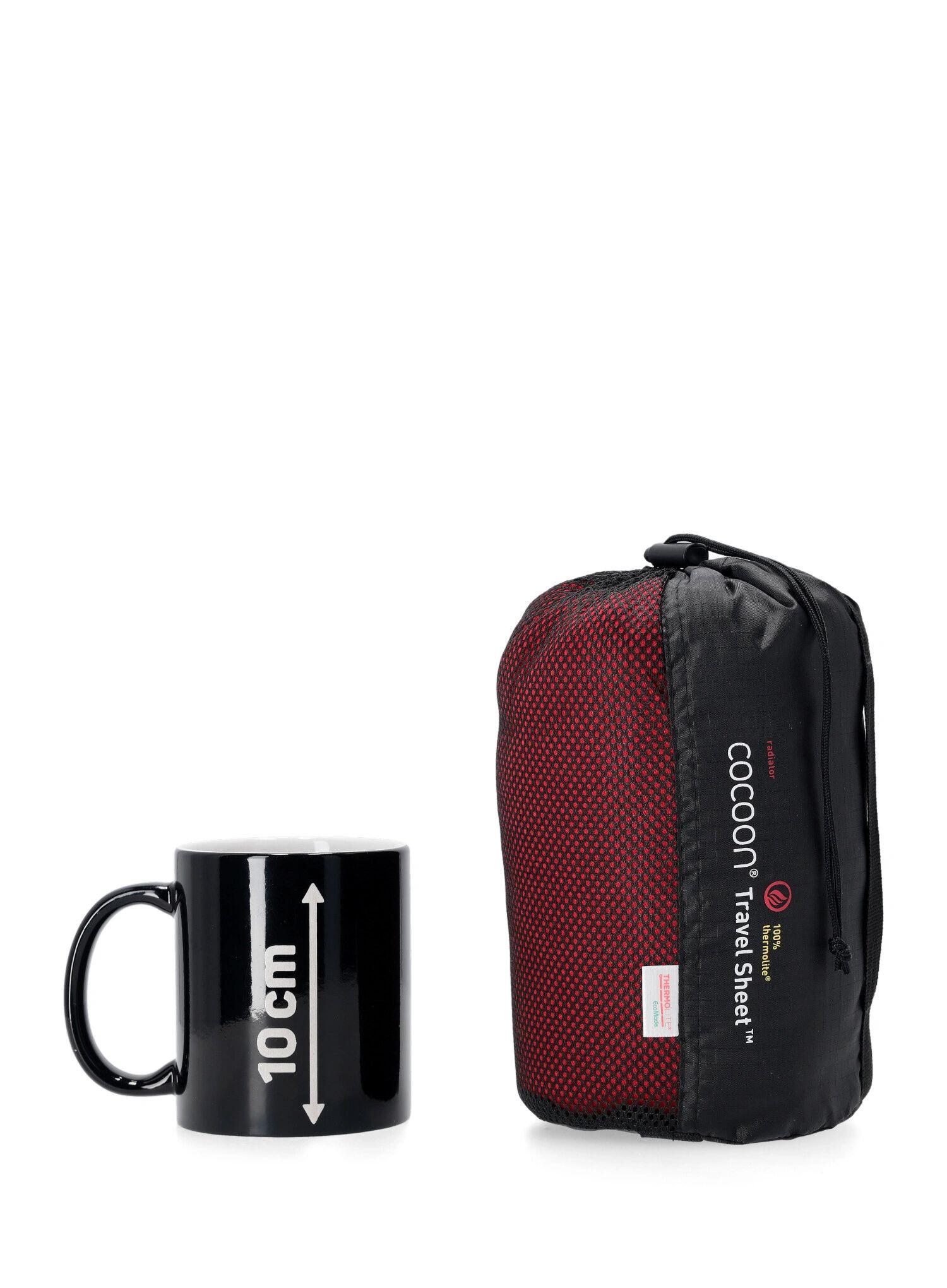 Wkładka do śpiwora Cocoon TravelSheet - Thermolight Radiator - lava 5/6