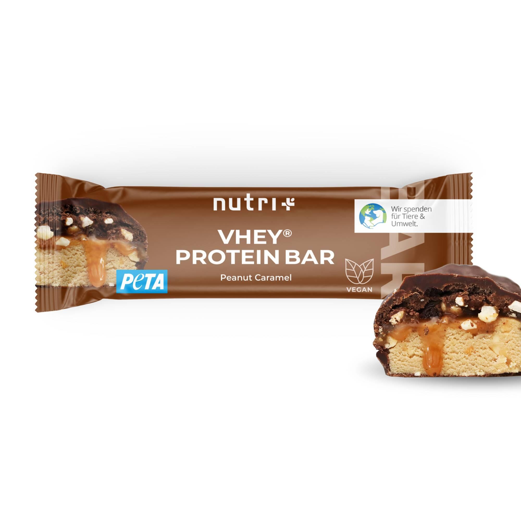 VHEY® Protein Bar Riegel Peanut Caramel 12er-Box 3/6