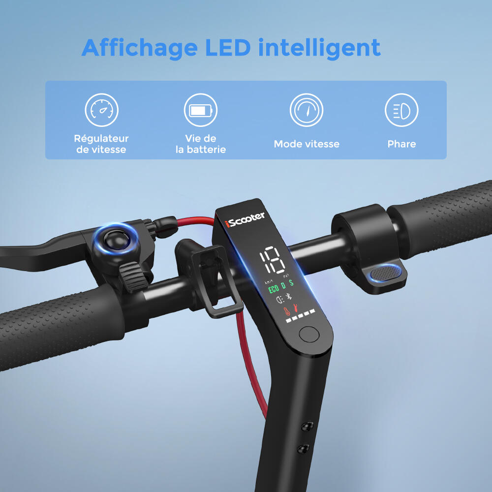 Trottinette Électrique i9 Adulte 350W,30km Autonomie, Pneus 8,5",APP 5/7