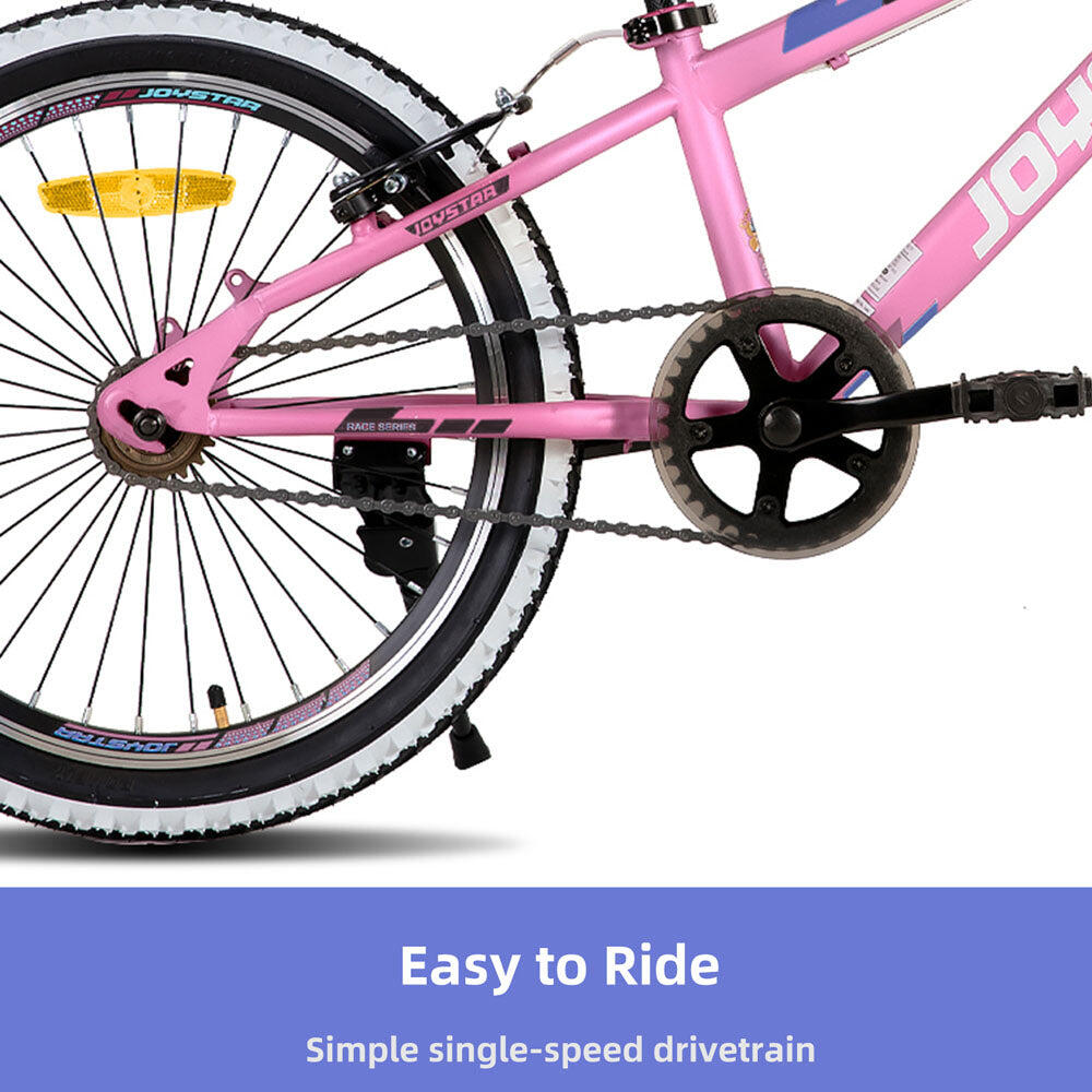 Fille vélo VTT enfant 20" cadre acier+béquille,7-10a Lubbock 3/6
