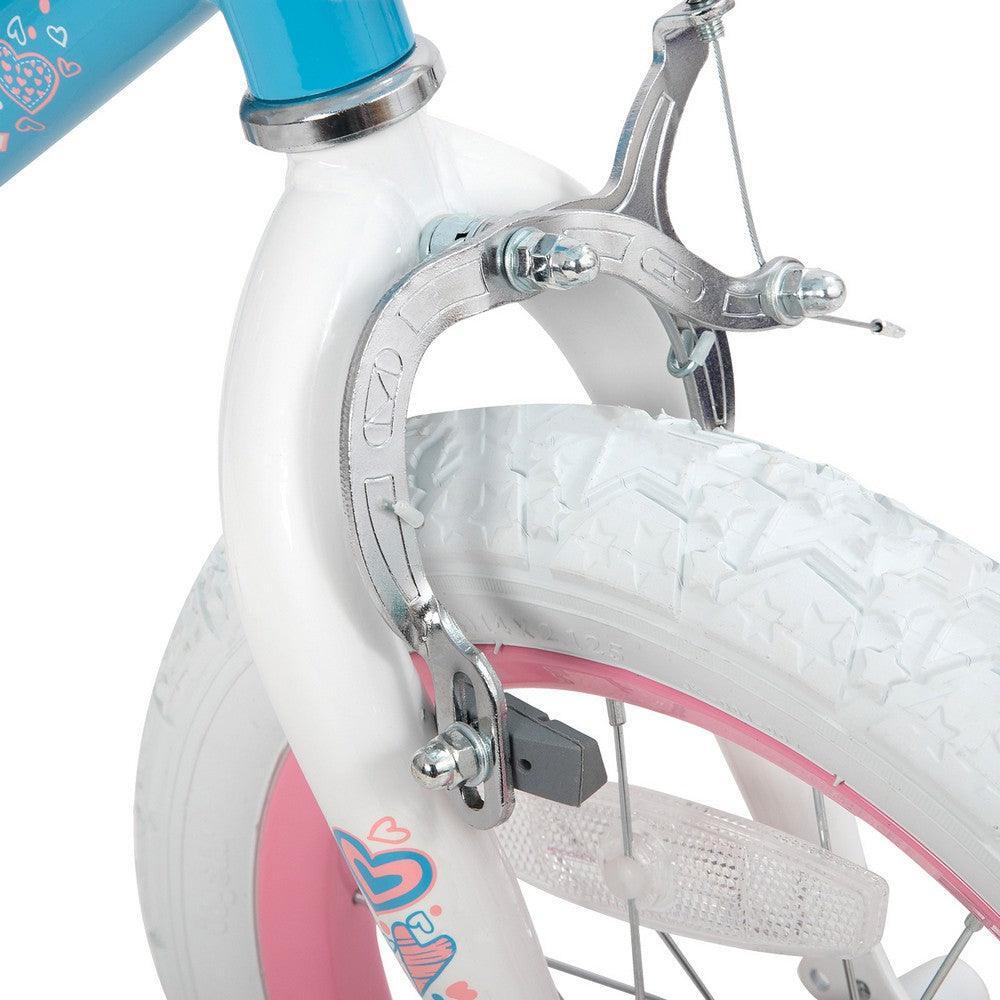 Fille vélo vélo enfant 16" roulettes+panier,4-7a 3/6