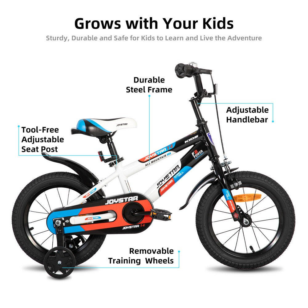 Garçons et filles vélo vélo enfant 16" roulettes et panier, 4-7 ans New Berry 3/6