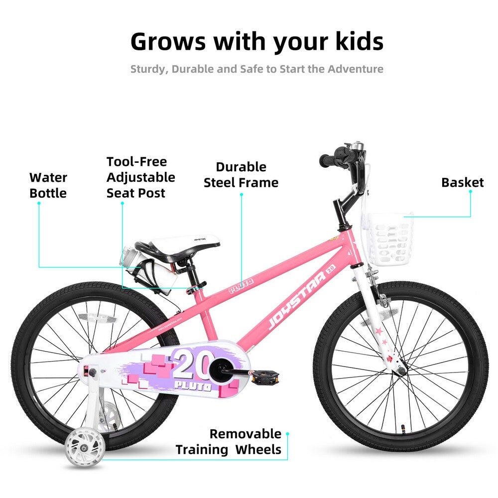 Vélo BMX enfant gar/fill 20" roulettes,8-12a Pluto 2/6
