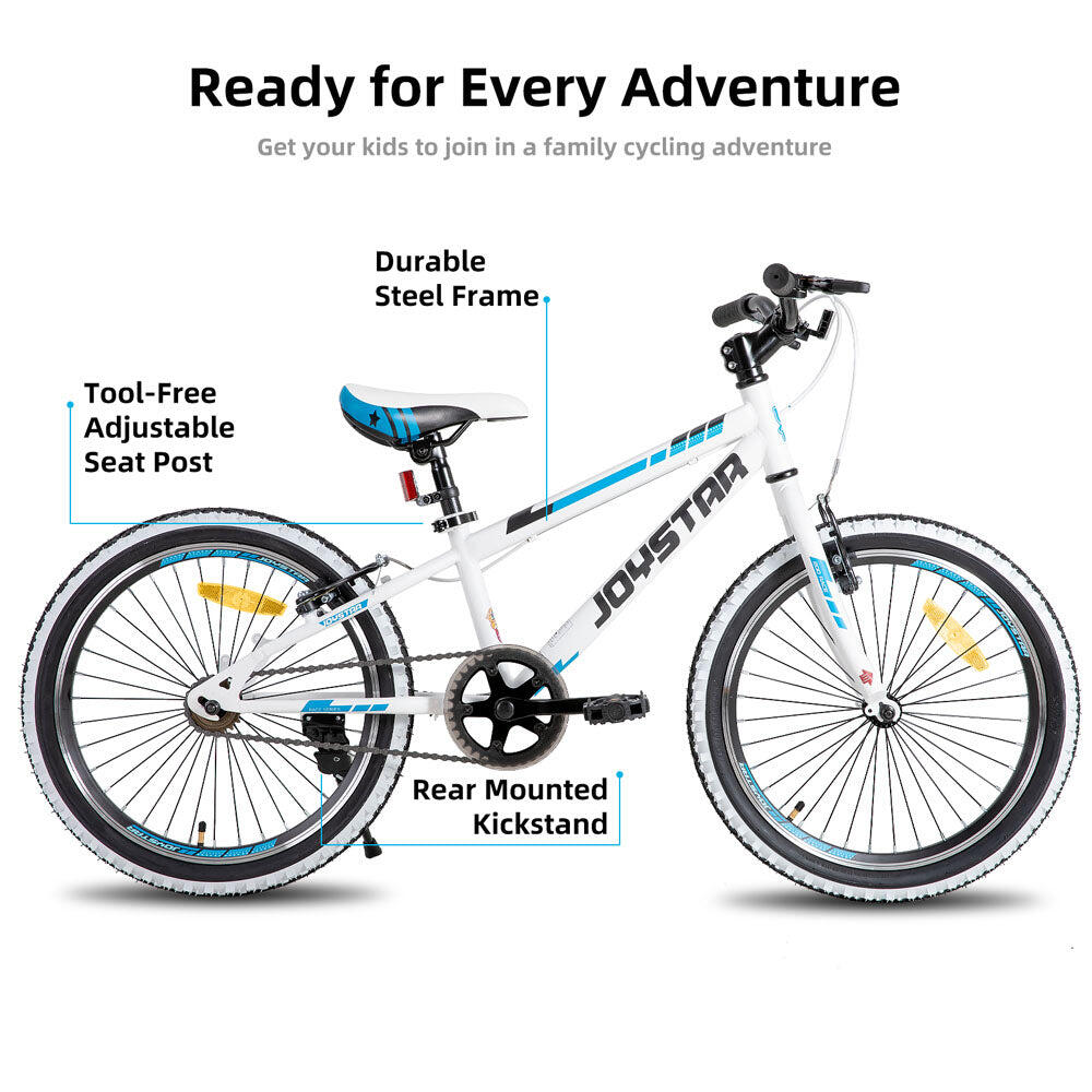 Garçon et fille vélo VTT enfant 20" cadre acier+béquille,7-10a Lubbock 2/6