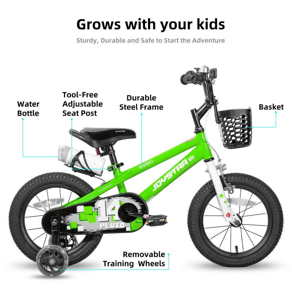 Vélo BMX enfant gar/fill 12" roulettes,2-4a Pluto 2/6