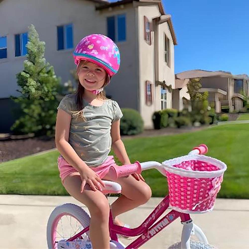 Fille vélo vélo enfant 12" roulettes+panier,2-4a 2/6