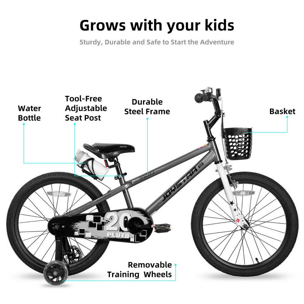 Vélo BMX enfant gar/fill 18" roulettes,5-8a Pluto 2/5