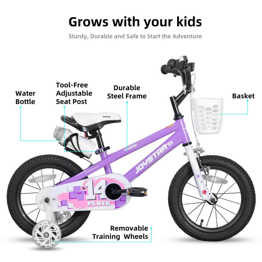 Vélo BMX enfant gar/fill 12" roulettes,2-4a Pluto 2/6