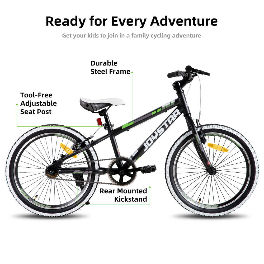 Garçon et fille vélo VTT enfant 20" cadre acier+béquille,7-10a Lubbock 2/6