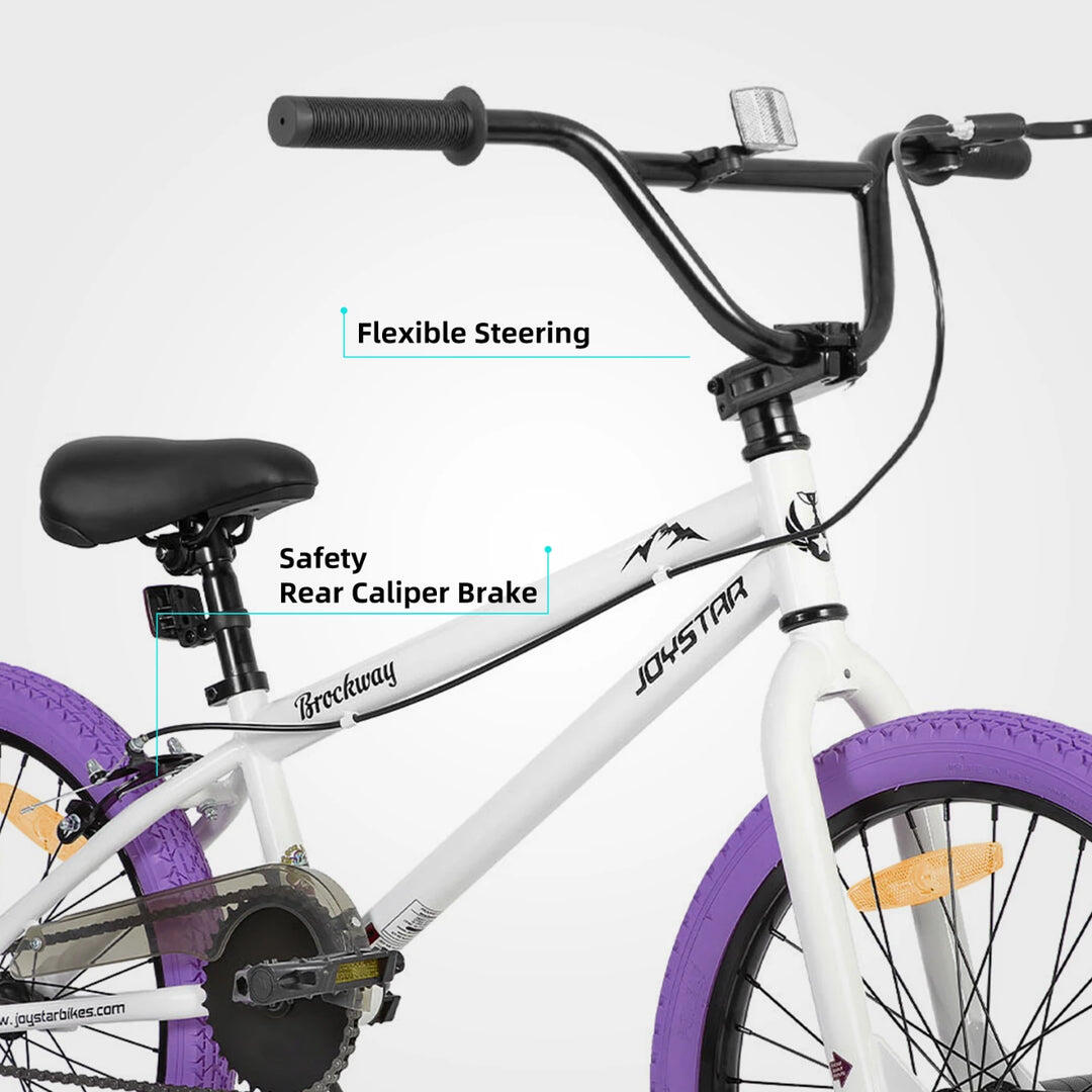 Fille vélo BMX enfant 20" freestyle,6-10a 4/5
