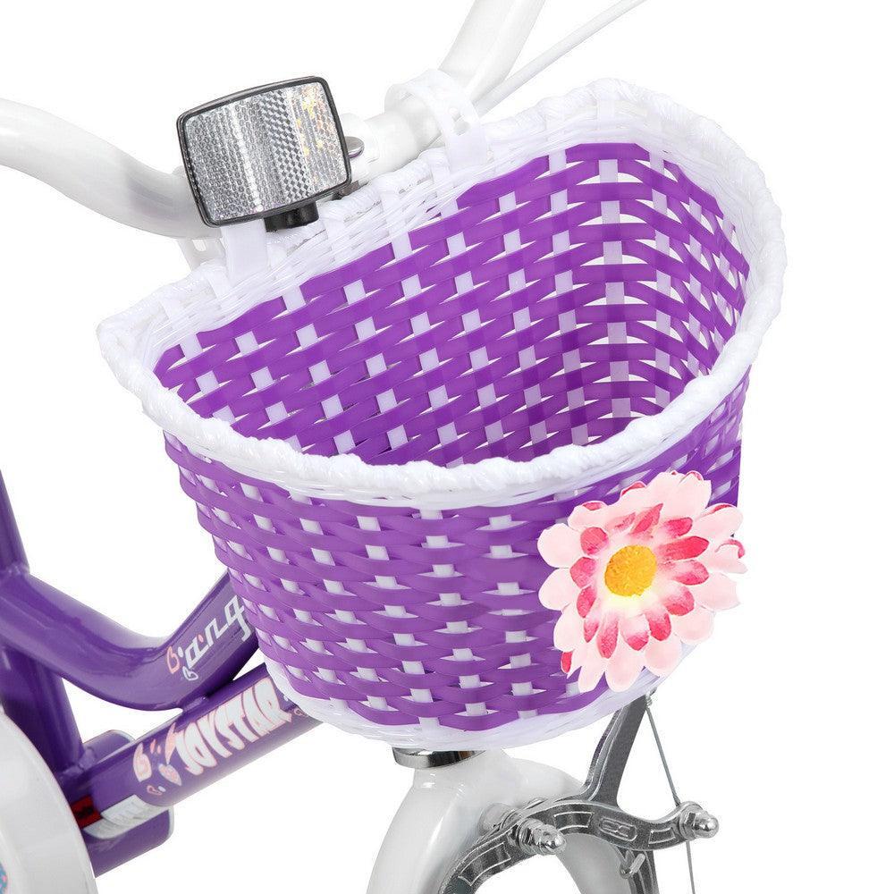 Fille vélo vélo enfant 14" roulettes+panier,3-5a 6/6