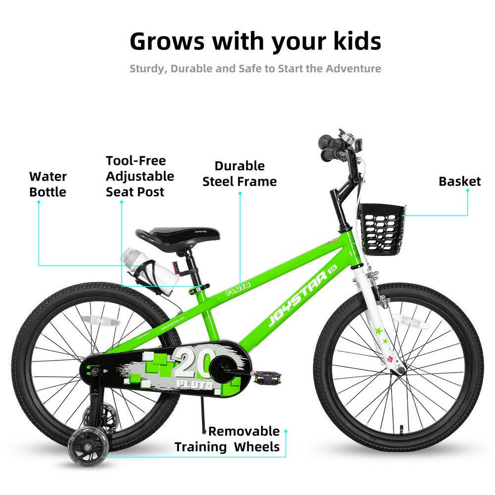 Vélo BMX enfant gar/fill 18" roulettes,5-8a Pluto 4/5
